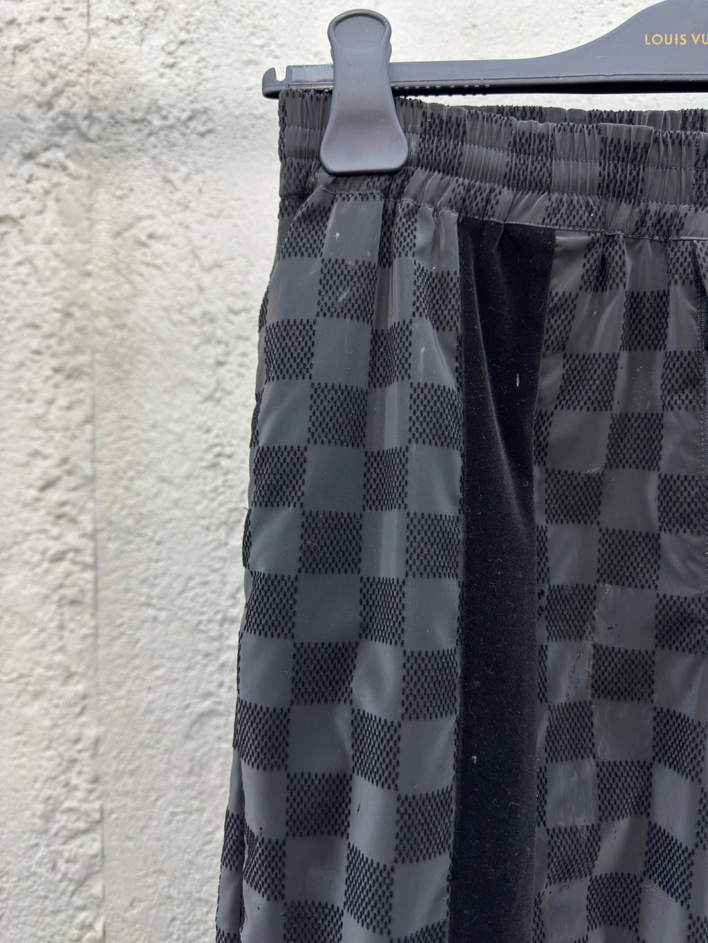 LV Flocked Damier Technical Casual Sweatpants