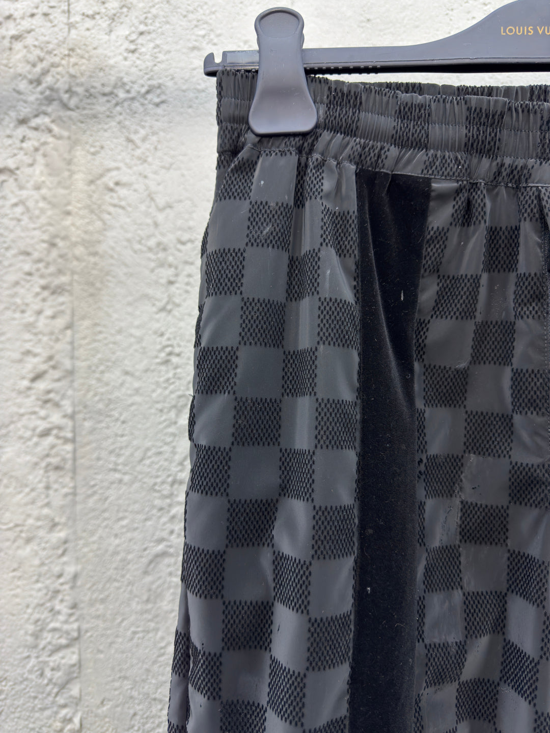 LV Flocked Damier Technical Casual Sweatpants
