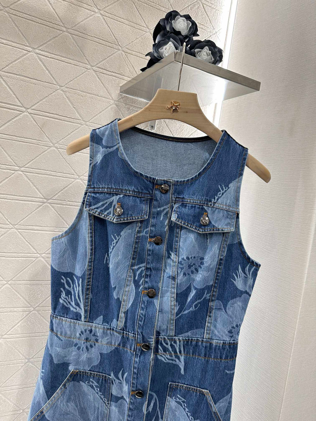 Fendi Blue Denim Dress
