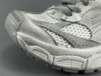 Balenciag! 10.5th generation 3XL Mesh Round Lace-Up Distressed Sole Low-Top Sneaker