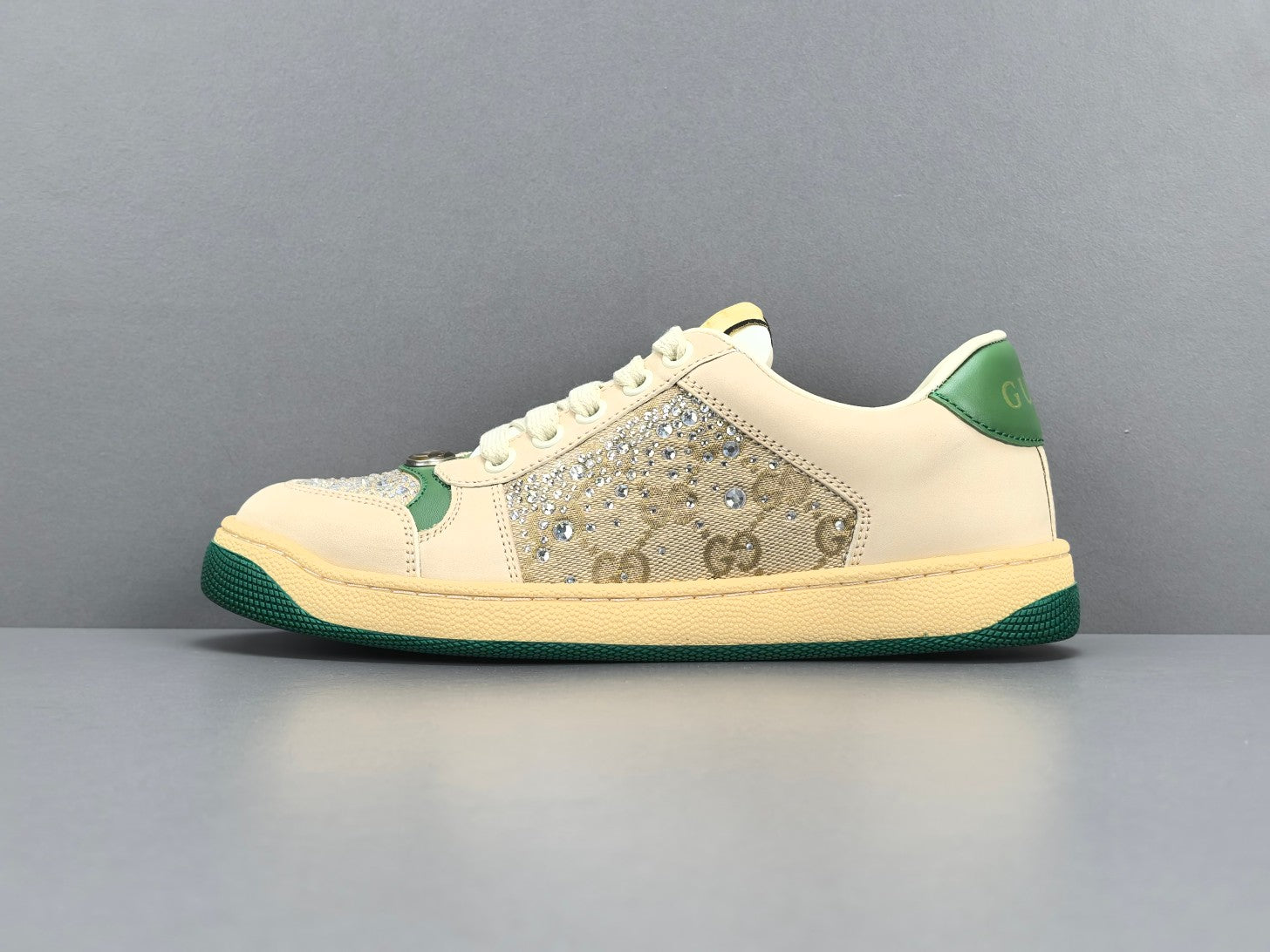 Gucc! Women's GG crystal Screener sneaker