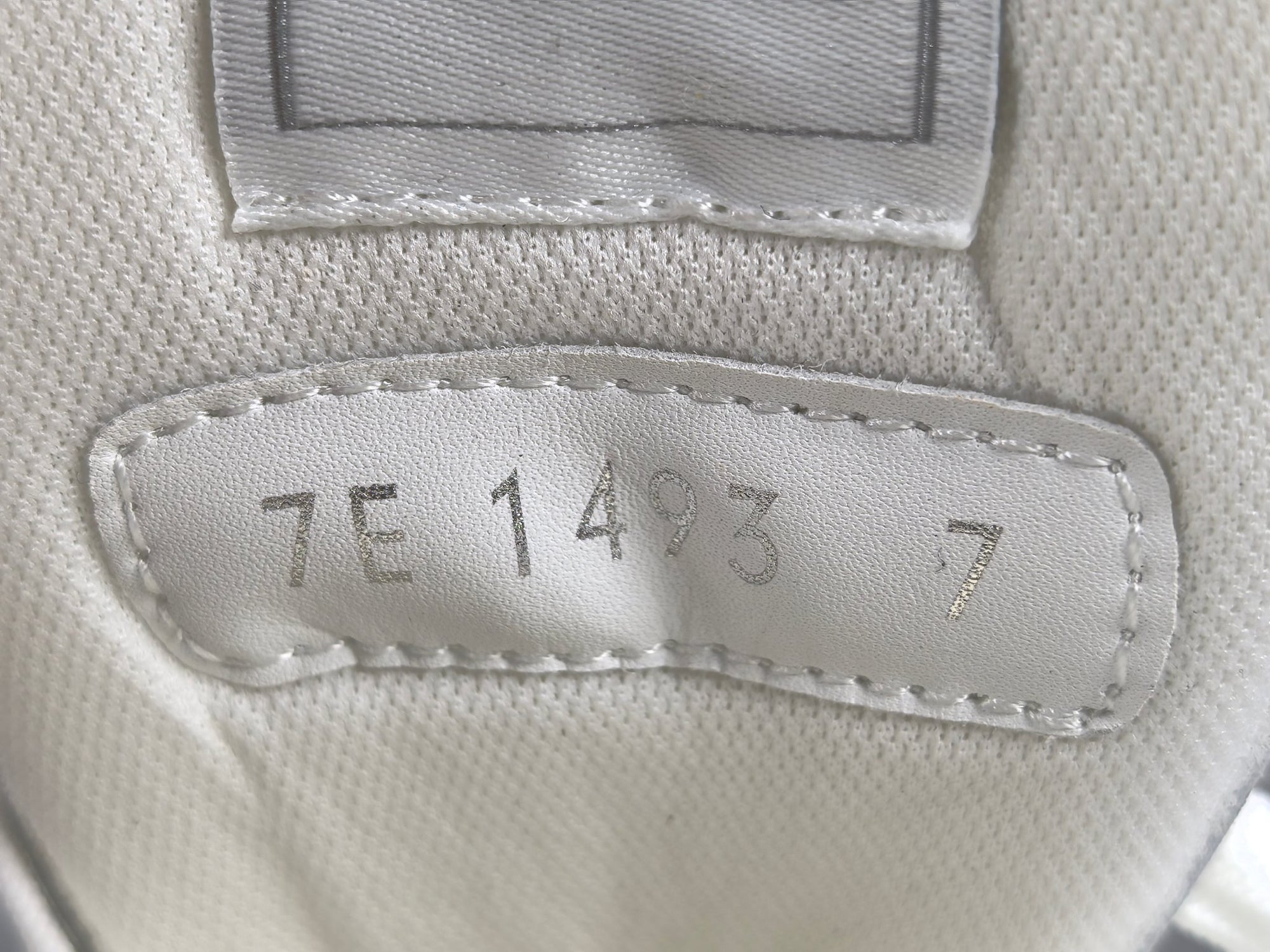 Fend! Match Sneakers FF Jacquard White & Black Suede Fabric Low Tops