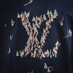 LV Embroidered Cotton T-Shirt