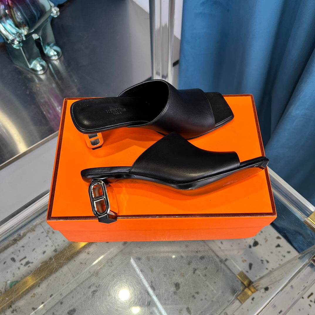 Hermès Lconique 60 Sandal Heel