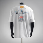 LV Short-Sleeved Knitted Crewneck