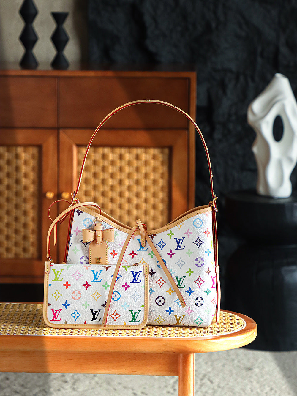 حقيبة يد مونوغرام من LV x TM CarryAll PM