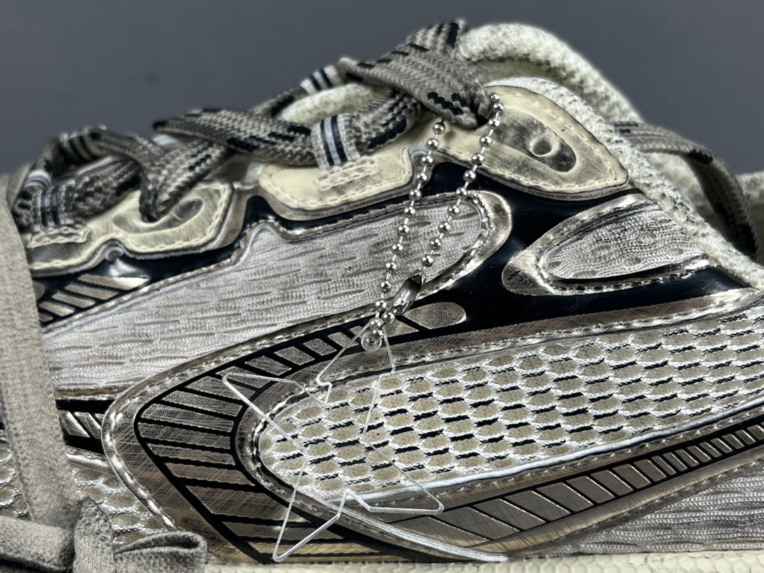 Balenciag! 3xl Mesh Lace-Up Distressed Sneaker