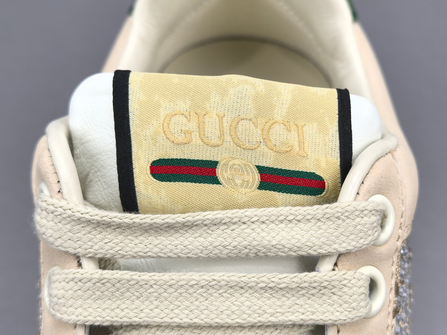 Gucc! Women's GG crystal Screener sneaker