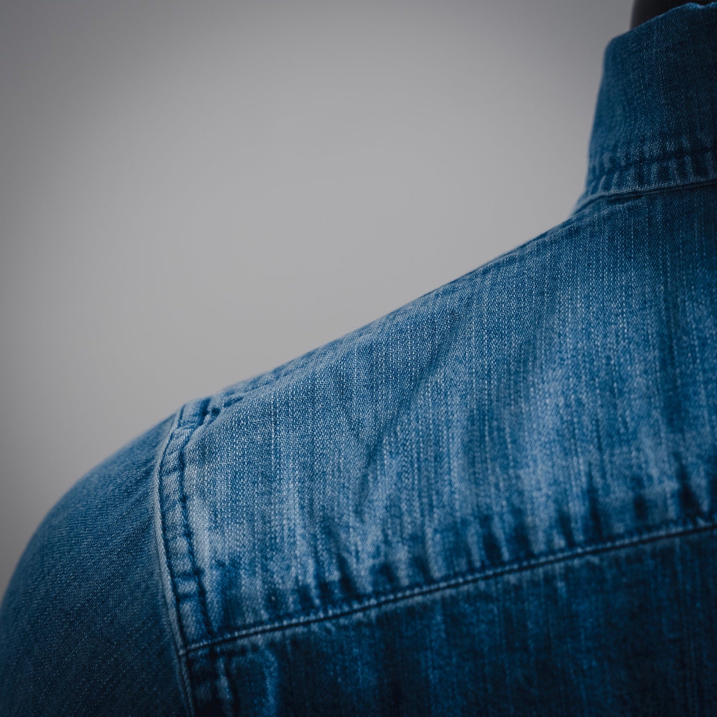 Miu Mi! Blue Denim Shirt