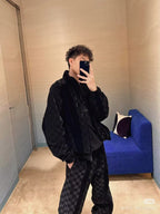 LV Flocked Damier Technical Casual Sweatpants