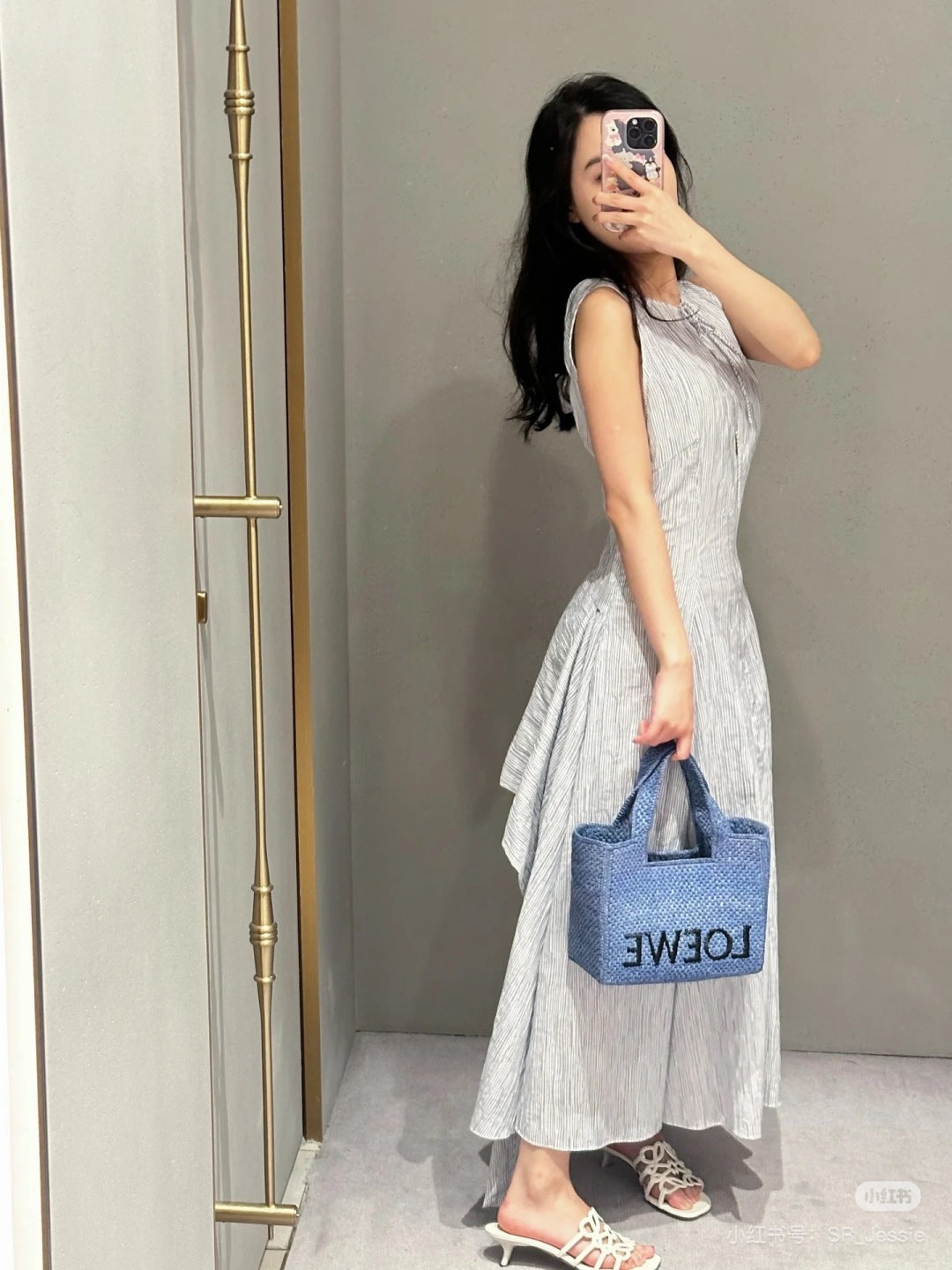 Loewe Wrap dress in cotton blend