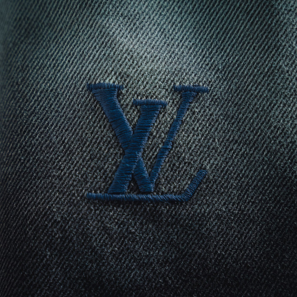 LV Embroidered Denim Pants 'Light Blue'