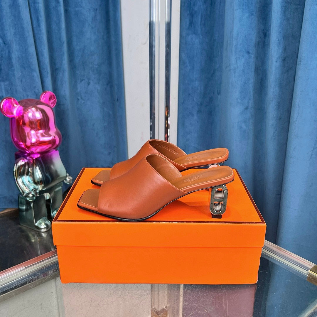 Hermès Lconique 60 Sandal Heel