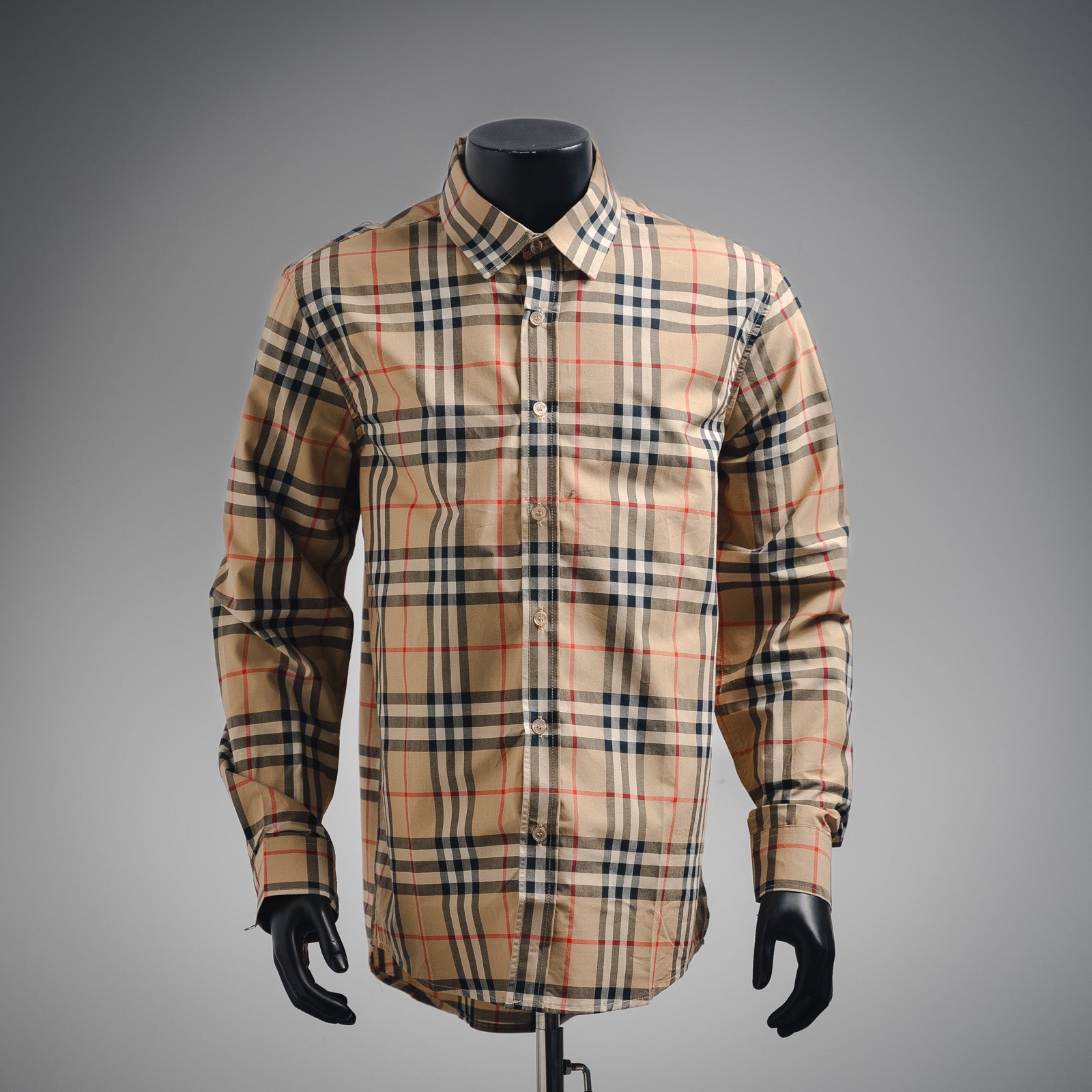 Burberr! Regular Fit Check Cotton Shirt
