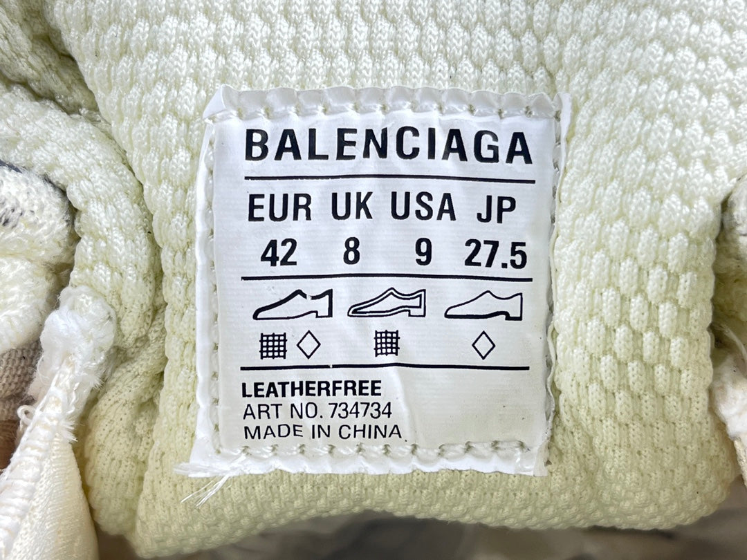 Balenciag! 3xl Mesh Lace-Up Distressed Sneaker