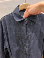 Fendi Short Shirt Collar Neck Dress
