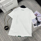 Max! embroidered logo round neck short sleeve T-shirt