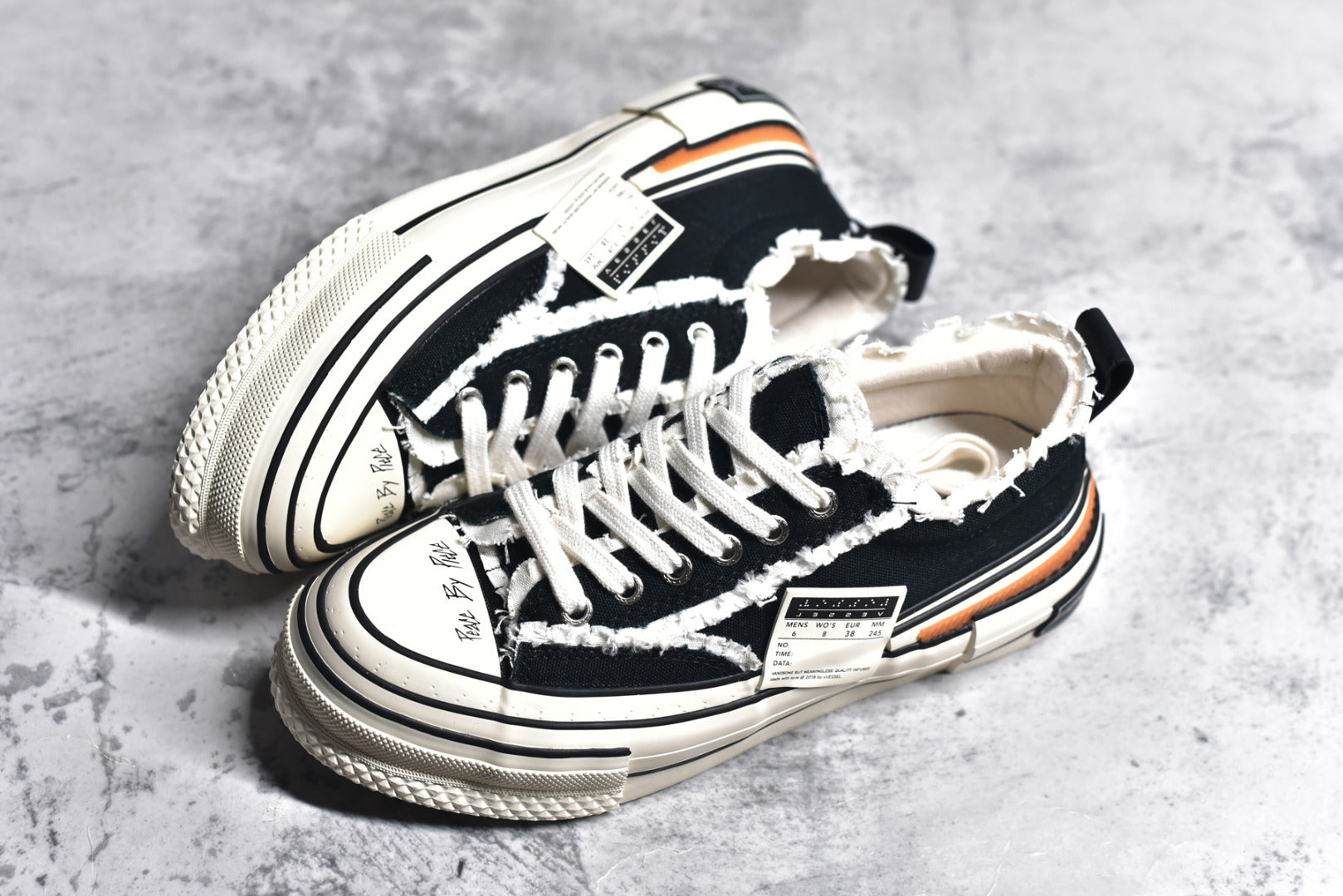 Xvesse! Tiramisu Lows Black Sneakers