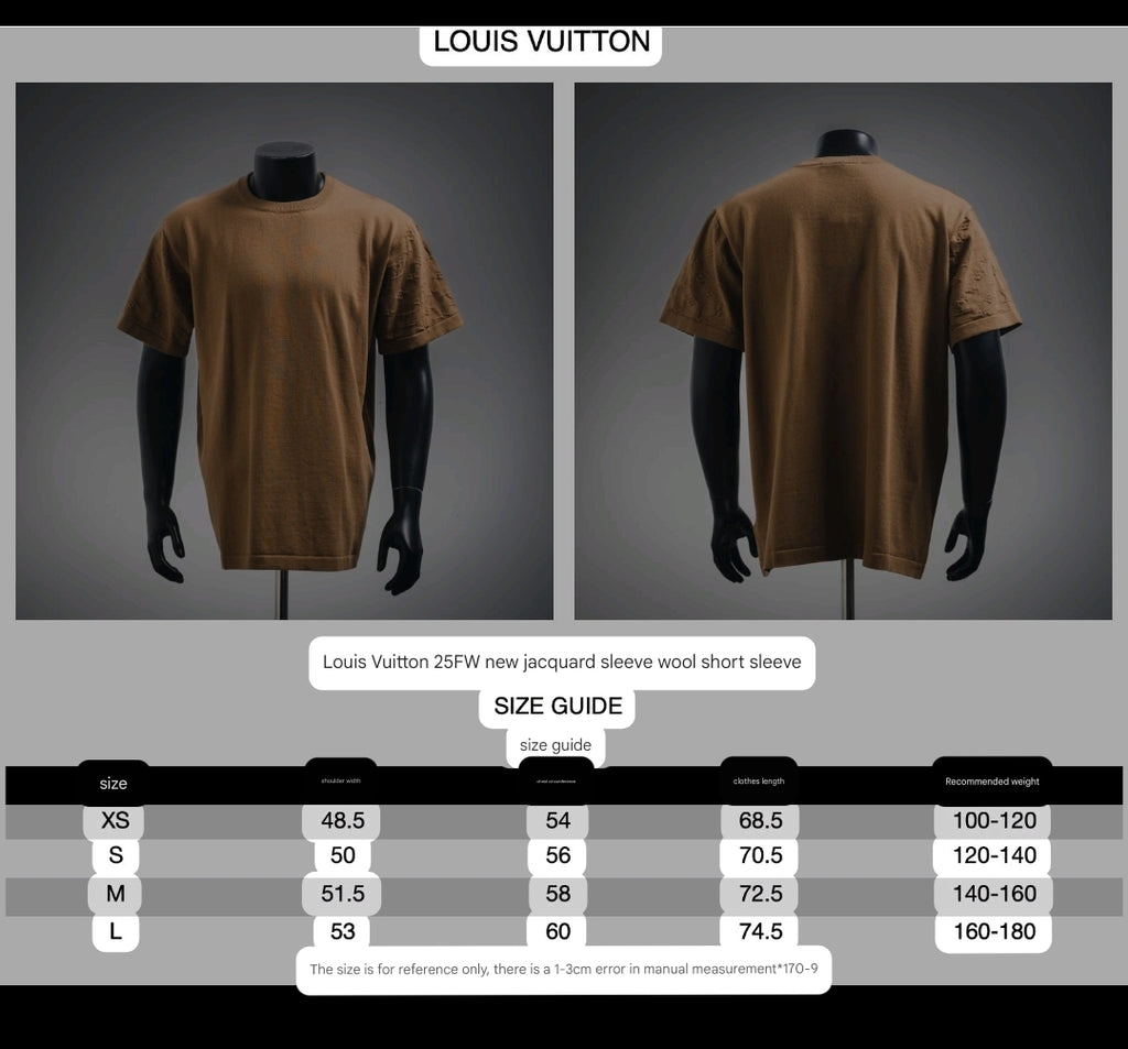 LV Short-Sleeved Signature Crewneck