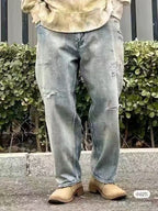 Acne Studi! remake selvedge tapered 5 pocket jeans