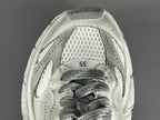 Balenciag! 10.5th generation 3XL Mesh Round Lace-Up Distressed Sole Low-Top Sneaker