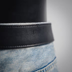 Balencia! Integrated-belt Jeans