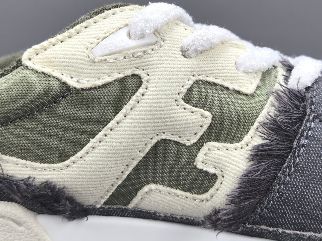 Fend! Match Denim Sneakers