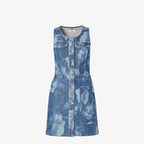 Fendi Blue Denim Dress
