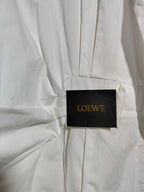 Loewe Draped Poplin Mini Shirtdress