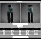 LV Embroidered Denim Pants 'Light Blue'