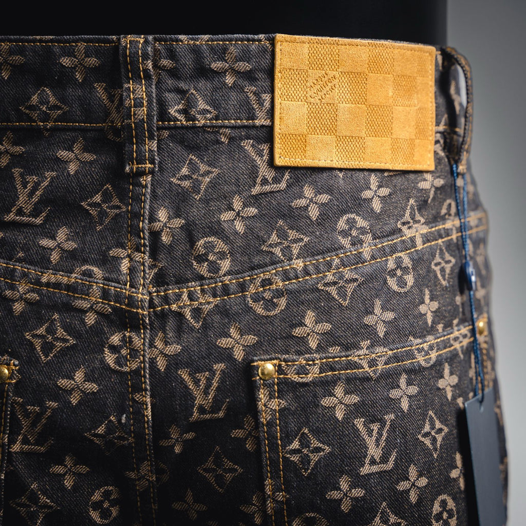 LV Monogram Straight Cut Jeans