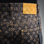 LV Monogram Straight Cut Jeans