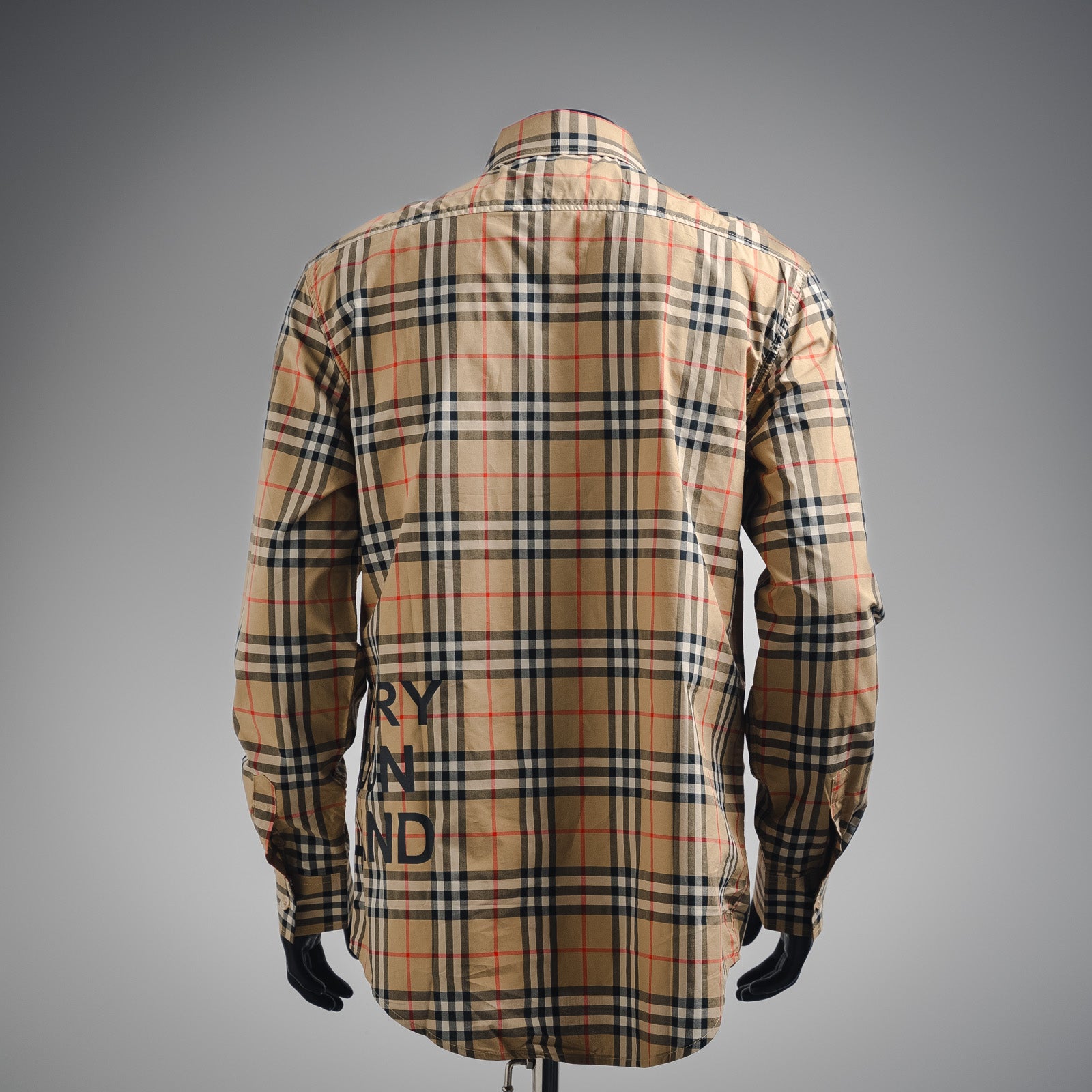 Burberr! Regular Fit Check Cotton Shirt