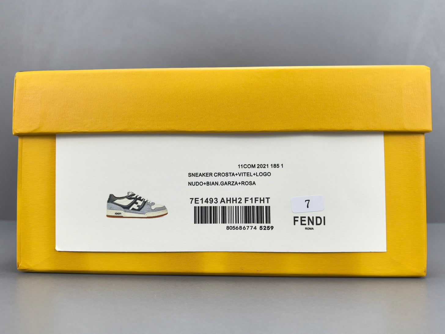 Fend! Match Panelled Suede Sneakers