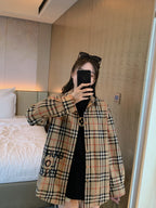Burberr! Regular Fit Check Cotton Shirt