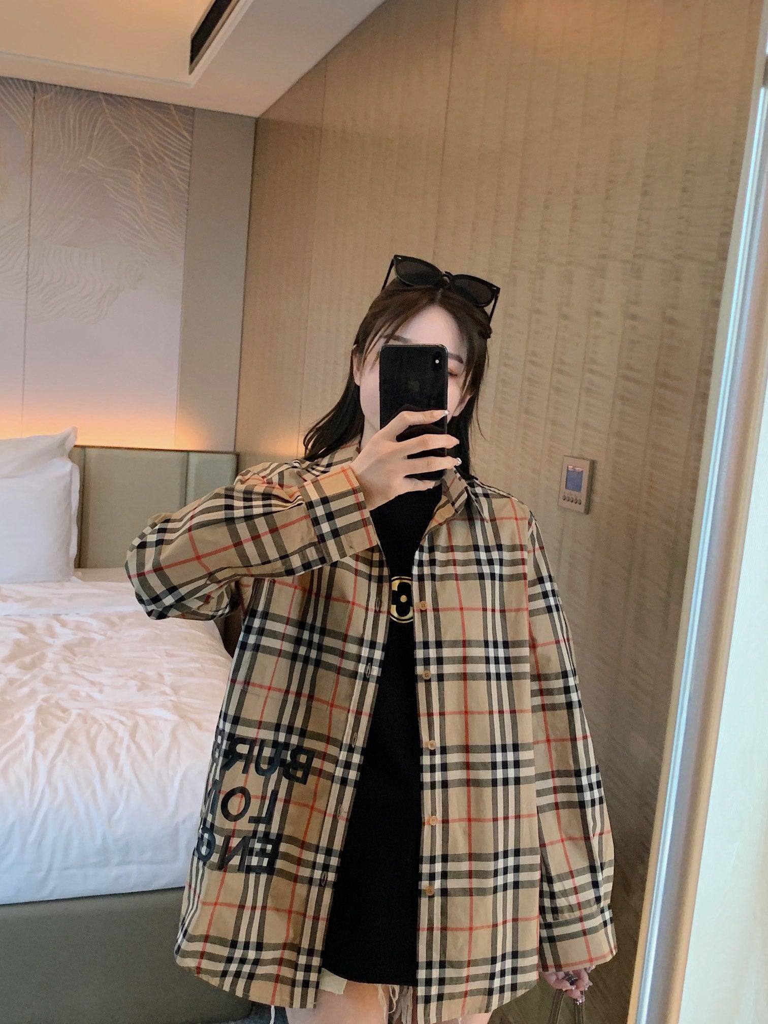 Burberr! Regular Fit Check Cotton Shirt