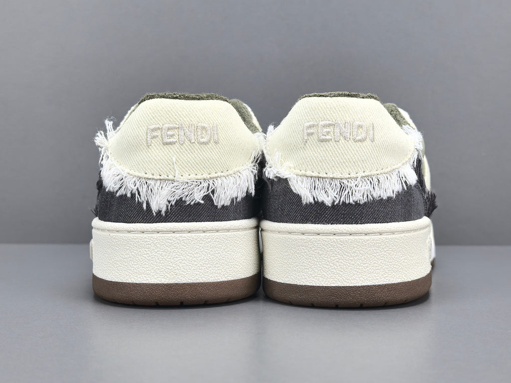 Fend! Match Denim Sneakers