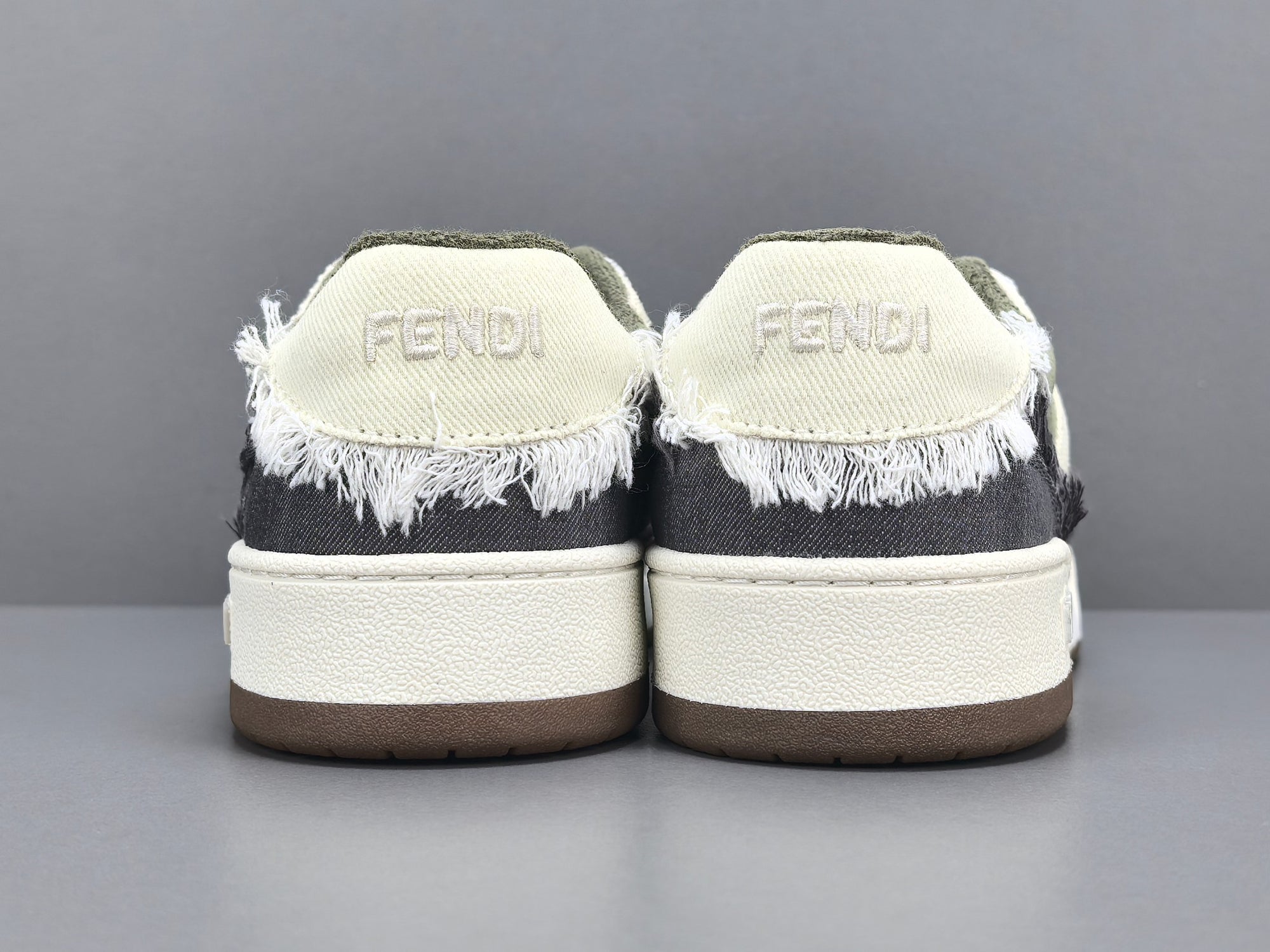 Fend! Match Denim Sneakers