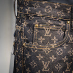 LV Monogram Straight Cut Jeans