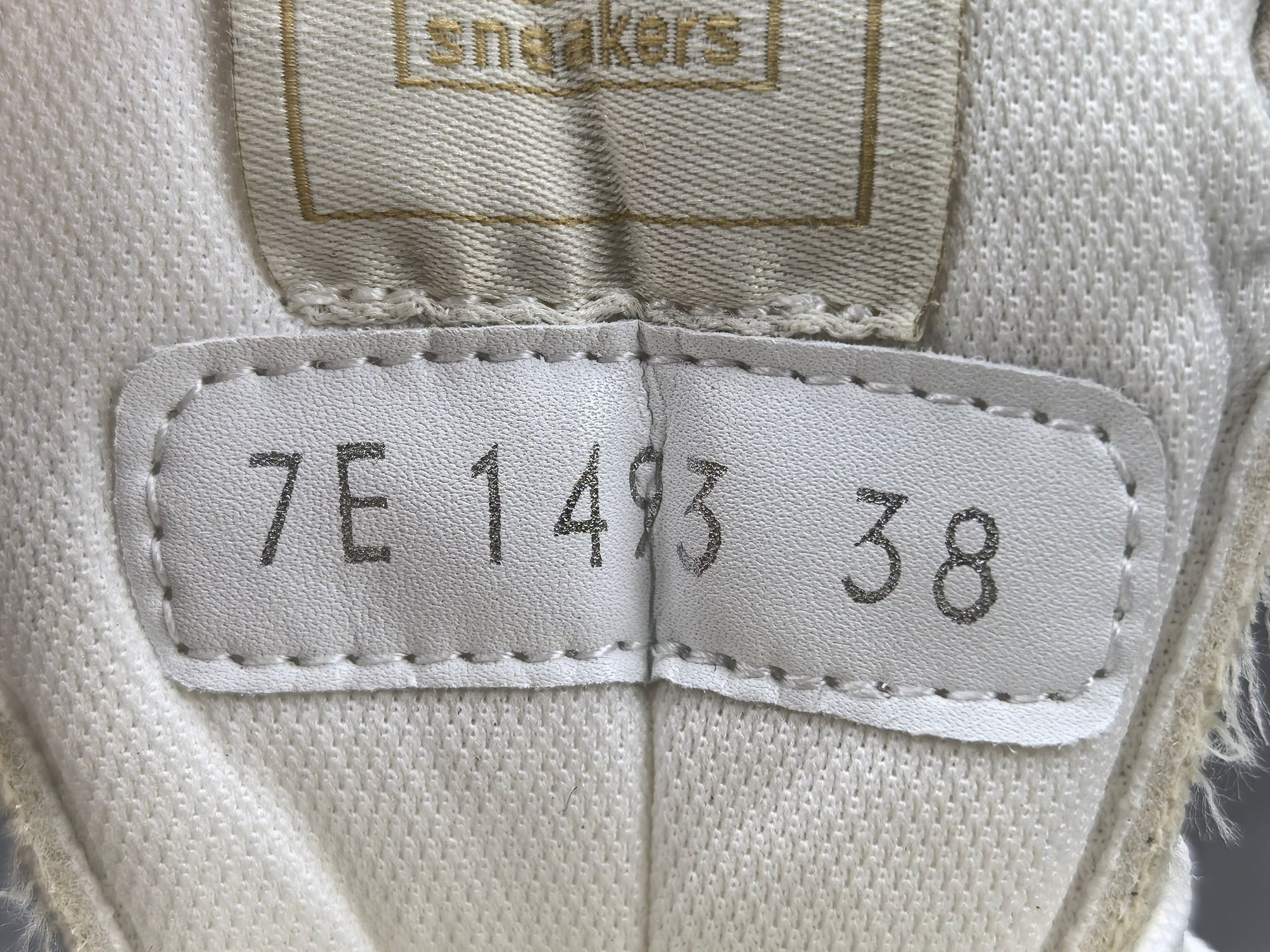 Fend! Match Sneakers FF Jacquard White Suede Fabric Low Tops