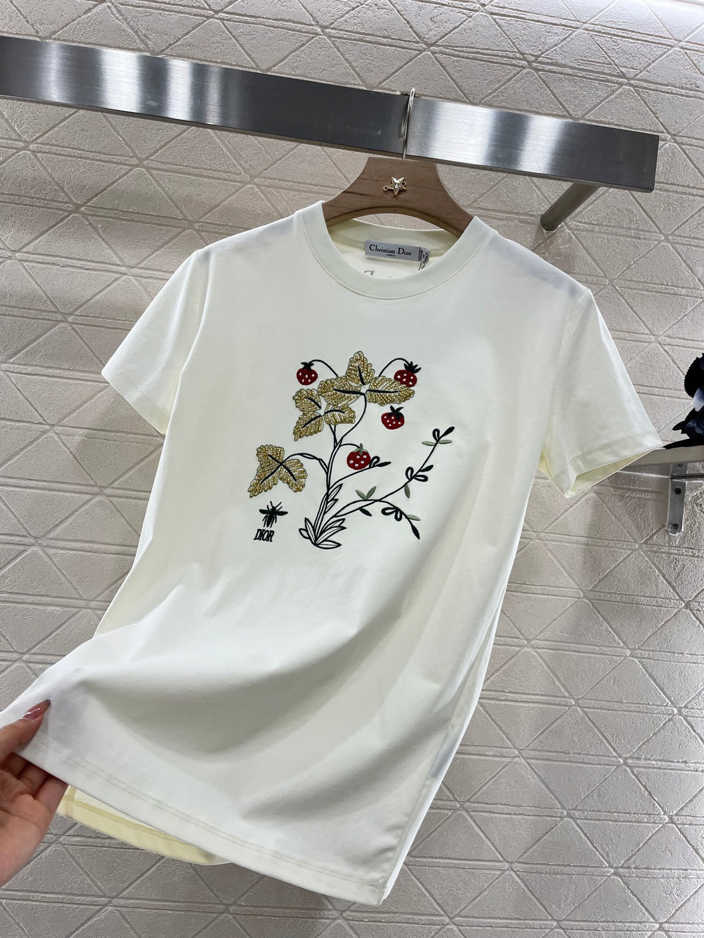 Dio! Logo short-sleeved crew neck T-shirt