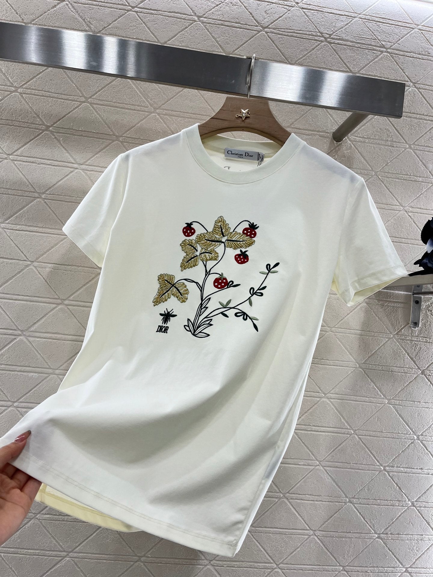 Dio! Logo short-sleeved crew neck T-shirt