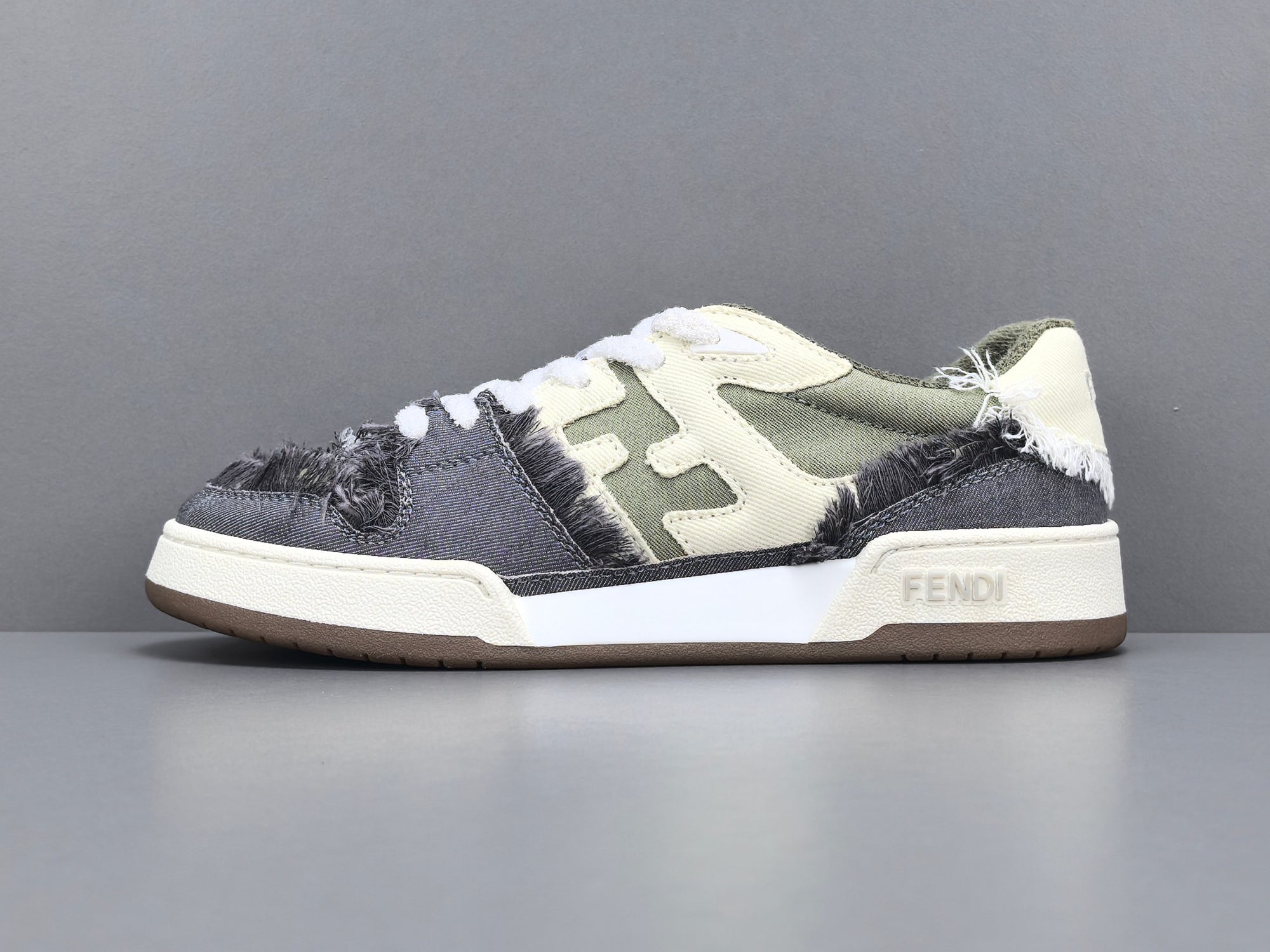 Fend! Match Denim Sneakers