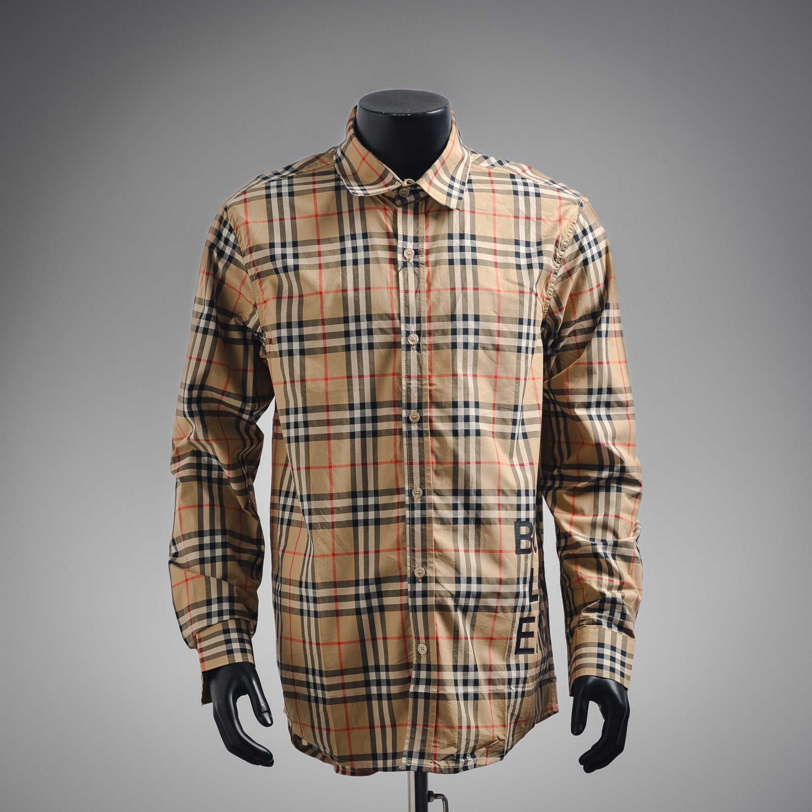 Burberr! Regular Fit Check Cotton Shirt