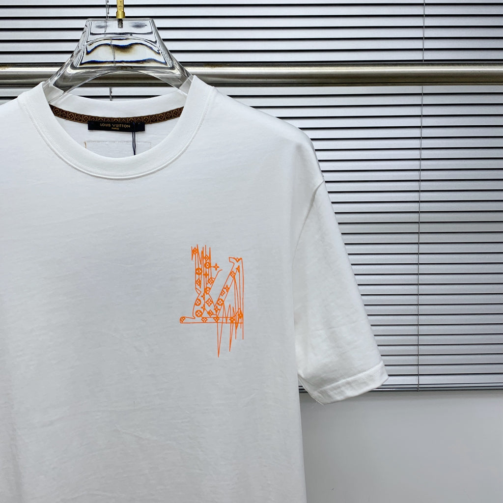 LV Cotton Short Sleeve T-Shirt