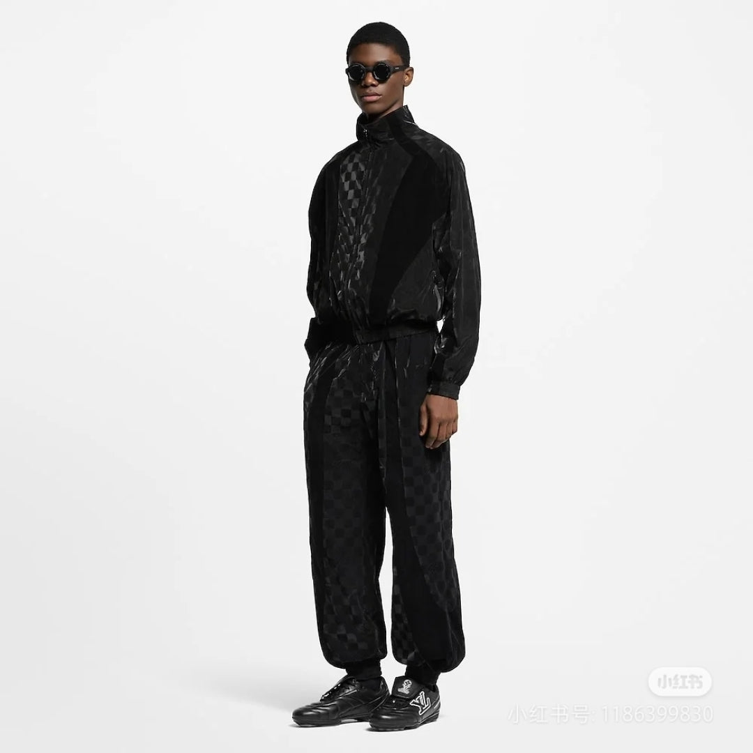 LV Flocked Damier Technical Casual Sweatpants