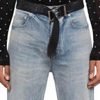 Balencia! Integrated-belt Jeans