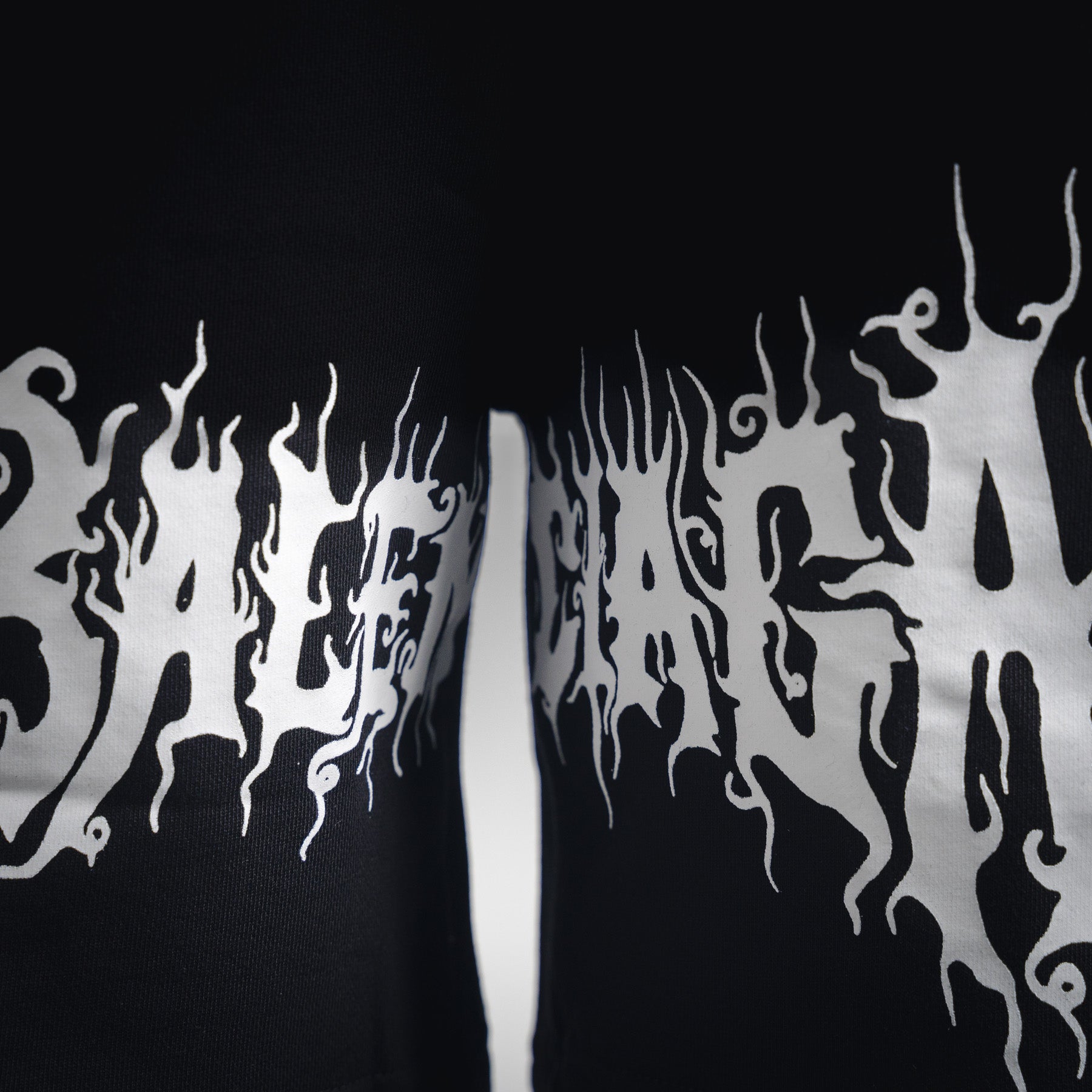 Balenciaga Logo Track Shorts