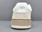 Fend! Match Sneakers White Suede Low Tops