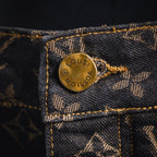 LV Monogram Straight Cut Jeans